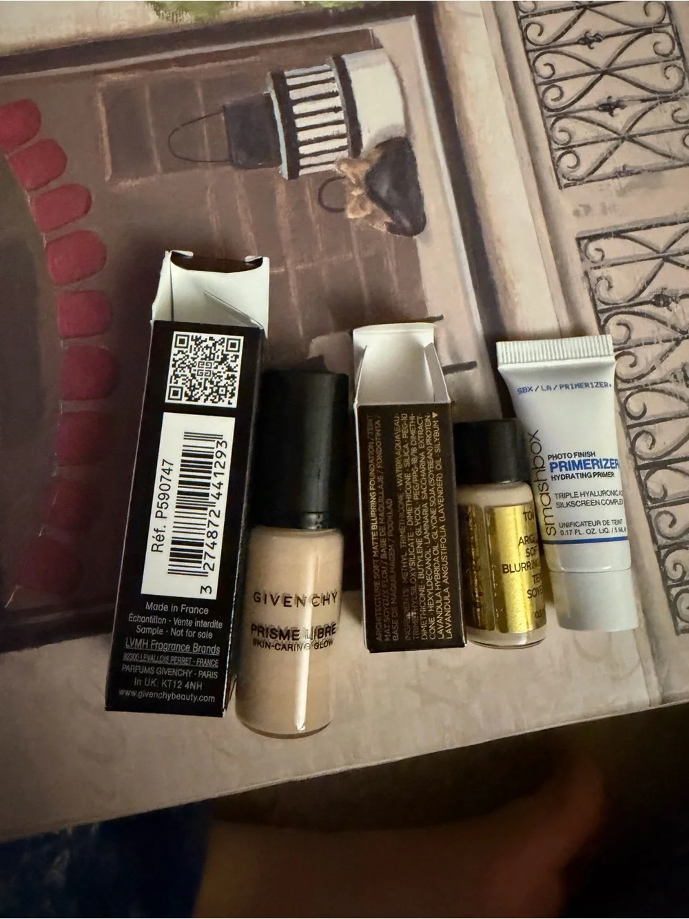 Givenchy Prisme Foundation, Smashbox Primer, & Tom Ford Foundation minis